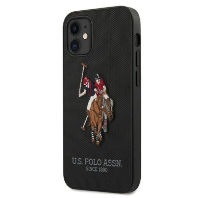 Originalus Us Polo dėklas Ushcp12Spugflbk Iphone 12 Mini juodas Polo Embroidery kolekcija 1