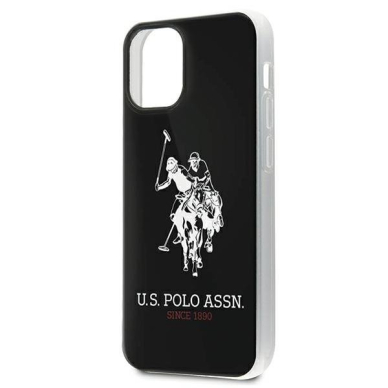 Originalus Us Polo Dėklas Ushcp12Stpuhrbk Iphone 12 Mini Juodas, Blizgus Logo 3