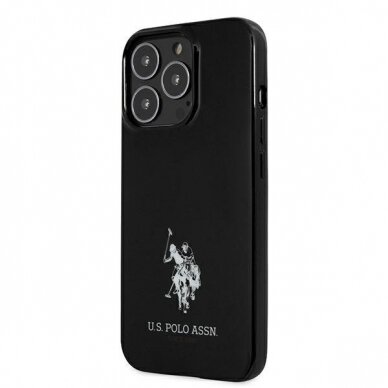 Dėklas US Polo USHCP13LUMHK iPhone 13 Pro / 13 6,1" juodas Horses Logo 1