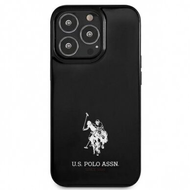 Dėklas US Polo USHCP13LUMHK iPhone 13 Pro / 13 6,1" juodas Horses Logo 2