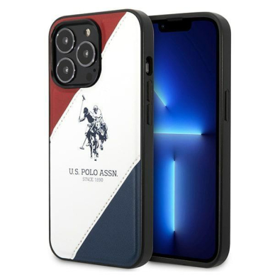 Dėklas US Polo USHCP14XPSO3 iPhone 14 Pro Max Baltas