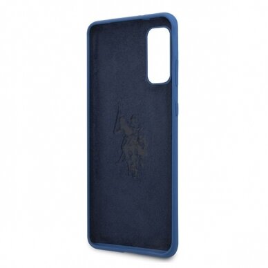 Dėklas Us Polo Ushcs62Slhrnv S20 G980 Granatowy/Navy Silicone Collection 3