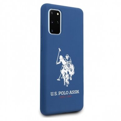 Dėklas Us Polo Ushcs67Slhrnv S20+ G985 Granatowy/Navy Silicone Collection 5