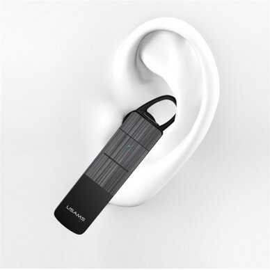 [Užsakomoji prekė] Usams - Bluetooth Headset BT2 (BHUBT201) - with Bluetooth V5.0 and Microphone - Juodos 4