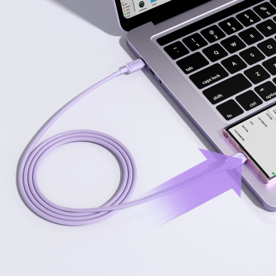 USB C - Lightning Cable 20W 1.2m Joyroom S-CL020A14 - Violetinis 7