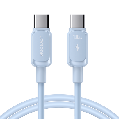 USB C - USB C Cable 100W 1.2m Joyroom S-CC100A14 - Mėlynas 2