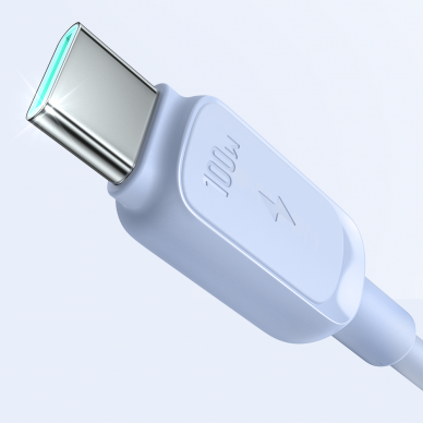 USB C - USB C Cable 100W 1.2m Joyroom S-CC100A14 - Mėlynas 9