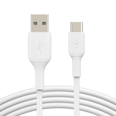 USB kabelis Belkin Boost Charge USB-A to USB-C 2.0m baltas