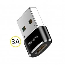 [Užsakomoji prekė] Adapteris OTG Type-C į USB - Baseus (CAAOTG-01) - Juodas