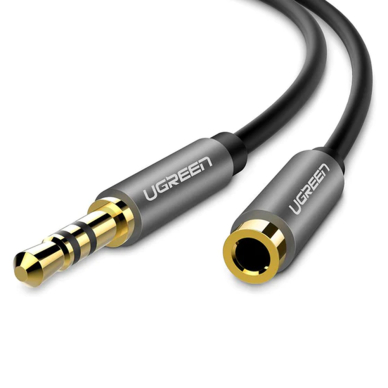 [Užsakomoji prekė] Kabelis Audio Jack į Jack 2m - Ugreen (10594) - Juodas