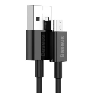 [Užsakomoji prekė] Įkrovimo Kabelis USB į Micro-USB 2A, 1m - Baseus Superior (CAMYS-01) - Juodas 5