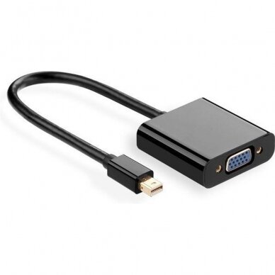 [Užsakomoji prekė] Convertor Mini DisplayPort į VGA 1080P - Ugreen (10459) - Juodas 1