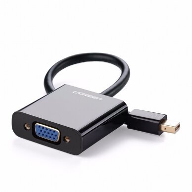 [Užsakomoji prekė] Convertor Mini DisplayPort į VGA 1080P - Ugreen (10459) - Juodas