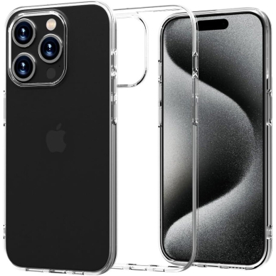 [Užsakomoji prekė] Dėklas iPhone 15 Plus - Techsuit Permatomas Silicone - Permatomas