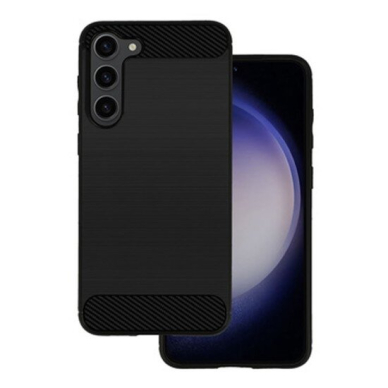 [Užsakomoji prekė] Dėklas Samsung Galaxy A05s - Techsuit Carbon Silicone - Juodas