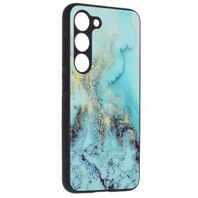 [Užsakomoji prekė] Dėklas Samsung Galaxy S23 FE - Techsuit Glaze Series - Mėlynas Ocean 1