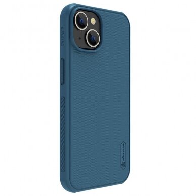 [Užsakomoji prekė] Dėklas skirtas iPhone 14 - Nillkin Super Frosted Shield Pro - Mėlynas