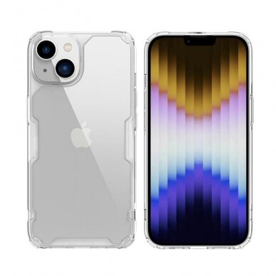 [Užsakomoji prekė] Dėklas skirtas iPhone 14 Plus - Nillkin Nature TPU Pro Case - permatomas