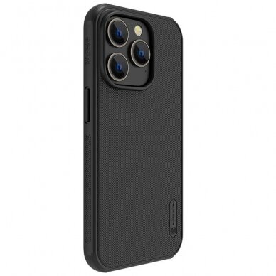 [Užsakomoji prekė] Dėklas skirtas iPhone 14 Pro Max - Nillkin Super Frosted Shield Pro - Juodas  2