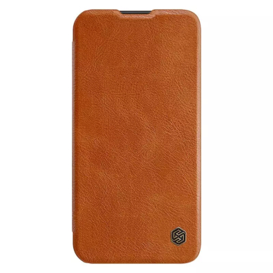 [Užsakomoji prekė] Dėklas skirtas Samsung Galaxy S23 - Nillkin QIN Leather Pro Case - Rudas YKR801 1