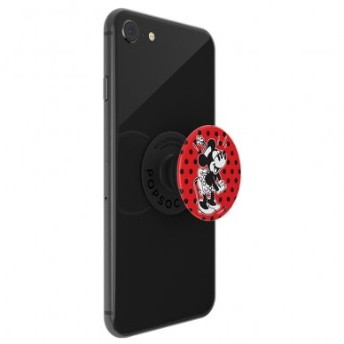 [Užsakomoji prekė] Laikiklis - Popsockets PopGrip - Minnie Polka Dots 1