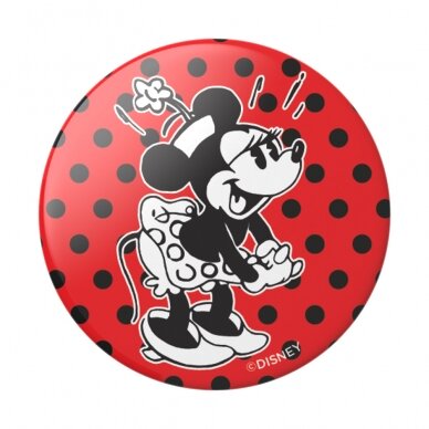 [Užsakomoji prekė] Laikiklis - Popsockets PopGrip - Minnie Polka Dots 2