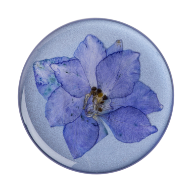 [Užsakomoji prekė] Laikiklis - Popsockets PopGrip - Pressed Flower Larkspur Violetinis 2