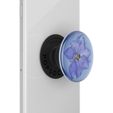 [Užsakomoji prekė] Laikiklis - Popsockets PopGrip - Pressed Flower Larkspur Violetinis 4