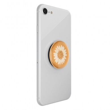 [Užsakomoji prekė] Laikiklis - Popsockets PopTop - Pressed Flower Daisy Baltas 1