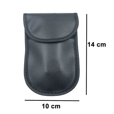 Vertical Signal blocking chest Radio blocking Faraday case skirta car keys 14 cm x 10 cm black UGLX912 2