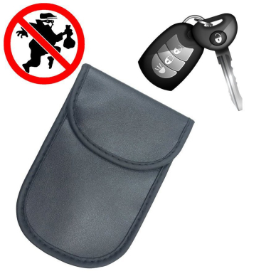 Vertical Signal blocking chest Radio blocking Faraday case skirta car keys 14 cm x 10 cm black UGLX912