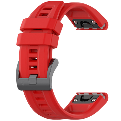 [Užsakomoji prekė] Apyrankė Garmin Fenix 5/5 Plus 6/6 Pro/7/Forerunner 935/945/955/Approach S60/S62 - Techsuit Watchband QuickFit 22mm (W060) - Red