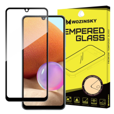 Wozinsky Tempered Glass Full Glue apsauginis pilnai dengiantis stiklas Samsung Galaxy A32 4G Juodais kraštais