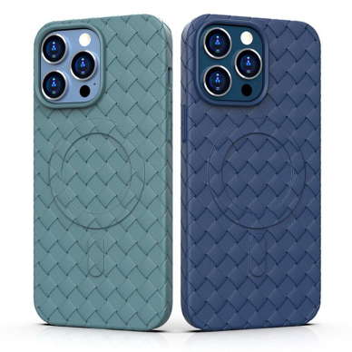 Dėklas Woven iPhone 13 Pro - tamsiai mėlynas 3