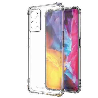 Dėklas Wozinsky Anti Shock Case for Realme 9i, Oppo A36 / A76 / A96 Skaidrus