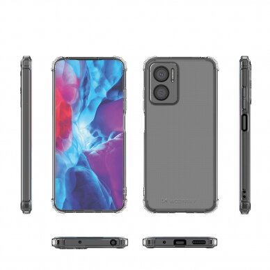 Dėklas Wozinsky Anti Shock Case for Xiaomi Redmi Note 11E /Redmi 10 5G / Redmi 10 Prime+ 5G / Poco M4 5G Skaidrus 5