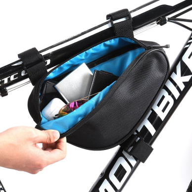 Wozinsky bicycle bag for the bicycle frame 1.5 L black (WBB11BK) UGLX912 4