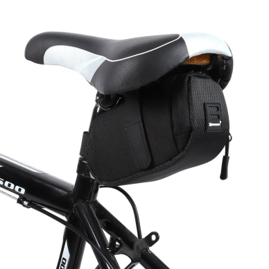 Wozinsky bicycle bag under the saddle 0.6 L black (WBB8BK black)