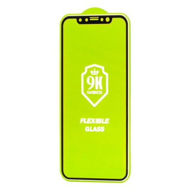 Wozinsky Full Cover Flexi Nano lankstus stiklas Samsung Galaxy A72 4G juodais kraštais 3