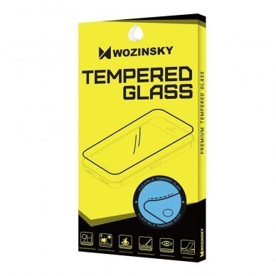 Wozinsky Flexi Nano Glass Pilnai Dengiantis Hibridinis Stiklas Xiaomi Redmi K30 Pro / Poco F2 Pro Juodais Kraštais 12