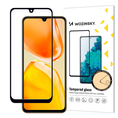 Ekrano apsauga Wozinsky Full Glue Tempered Glass Vivo X80 Lite / V25 Juodais kraštais (tinka su dėklu) UGLX912