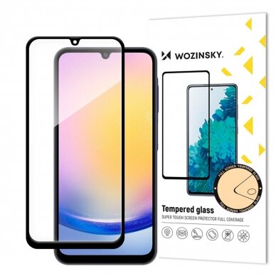 Ekrano Apsauga Wozinsky Full Glue tempered glass with black frame Samsung A25