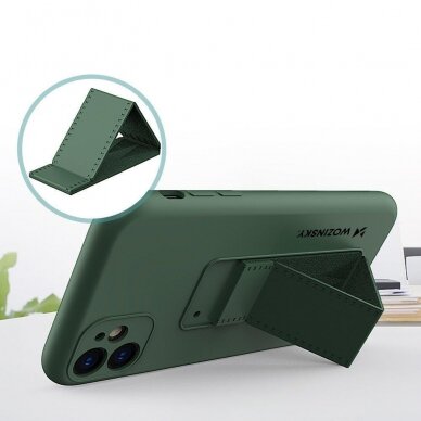 Dėklas su stovu Wozinsky Kickstand Case Samsung Galaxy A32 4G tamsiai mėlynas 1