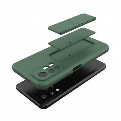 Dėklas Wozinsky Kickstand Xiaomi Redmi 10 Raudonas 5