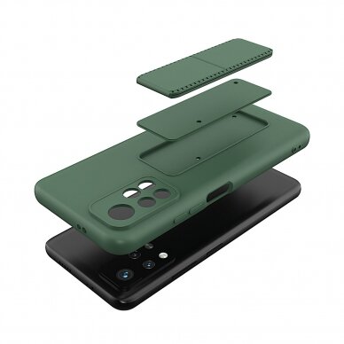 Dėklas Wozinsky Kickstand Xiaomi Redmi Note 11S / Note 11 Juodas 5