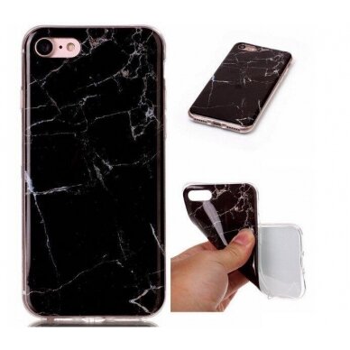 Dėklas Wozinsky Marble TPU Samsung Galaxy A02s Baltas 6