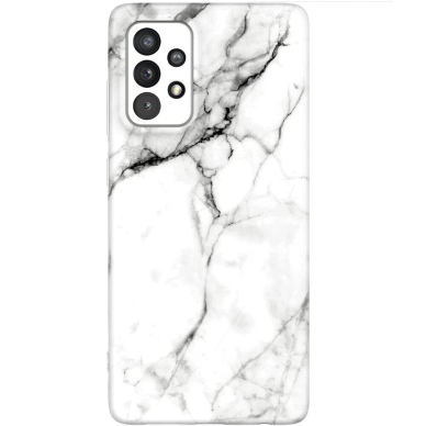 Dėklas Wozinsky Marble TPU Samsung Galaxy A32 5G baltas