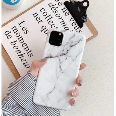 Wozinsky Marble TPU dėklas Samsung Galaxy A42 5G rožinis 4