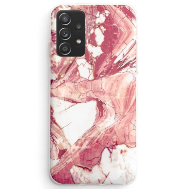 Dėklas Wozinsky Marble TPU Samsung Galaxy A72 4G Rožinis