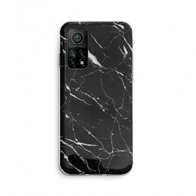 Dėklas Wozinsky Marble TPU Xiaomi Mi 10T Pro / Mi 10T Juodas